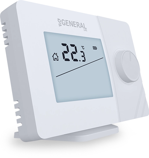 mitra 250s smart akıllı oda termostatı - yan görsel