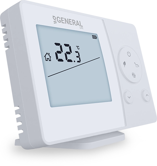 senna 270s smart akıllı oda termostatı - yan görsel