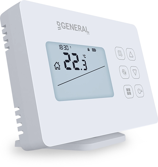 solara 300s smart akıllı oda termostatı - yan görsel