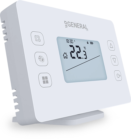 solara 330s smart akıllı oda termostatı - yan görsel