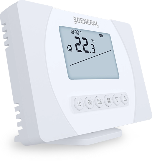 aruna 301s smart akıllı oda termostatı - yan görsel