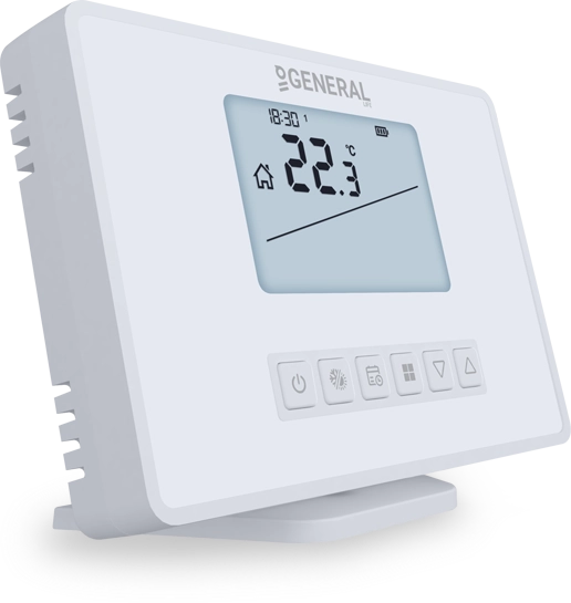 aruna 304s smart akıllı oda termostatı - yan görsel