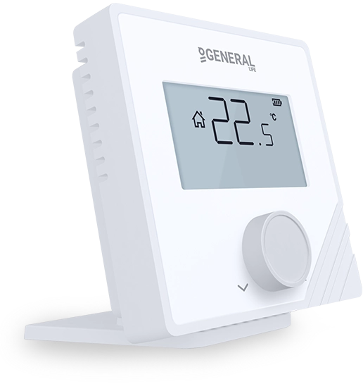 mitra 25s smart akıllı oda termostatı - yan görsel