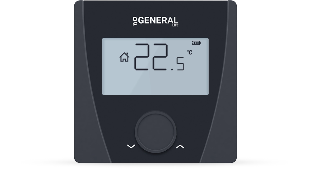 ht25-3s smart akıllı oda termostatı - siyah