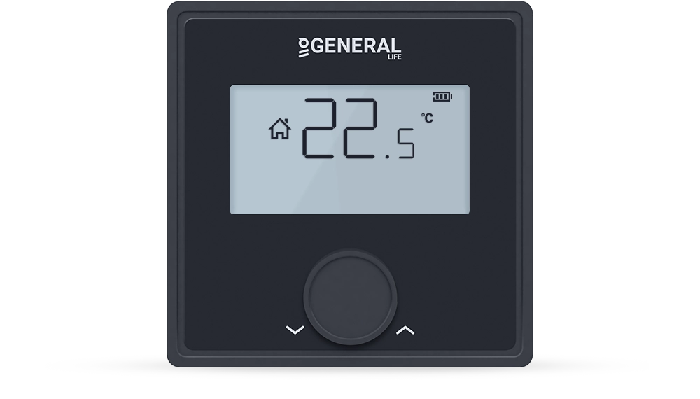 ht25-4s smart akıllı oda termostatı - siyah