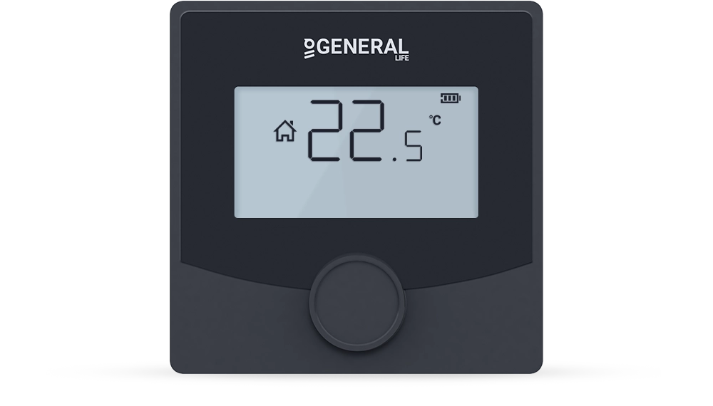 ht25-5s smart akıllı oda termostatı - siyah