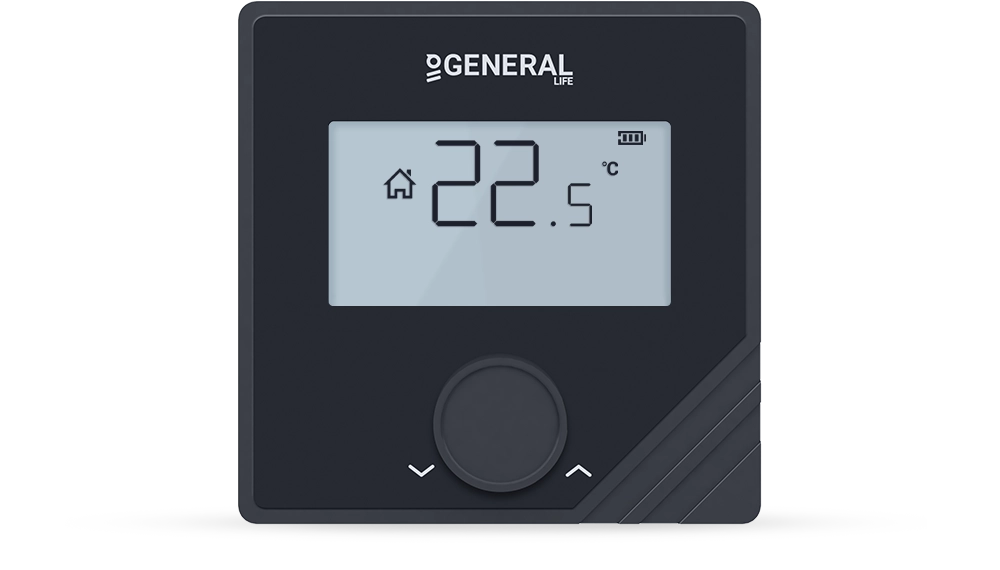 mitra25s smart akıllı oda termostatı - siyah