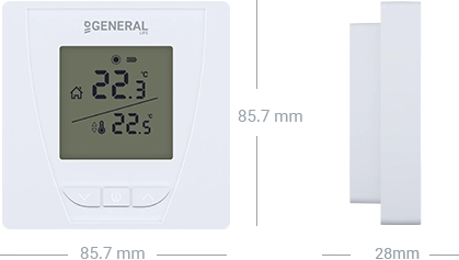 CERES HT15 Kablolu Oda Termostatı - Beyaz