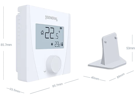 CERES HT25S RF Kablosuz Oda Termostatı Teknik Özellikleri