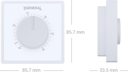 GAIA HT10S Kablolu Oda Termostatı Teknik Özellikleri