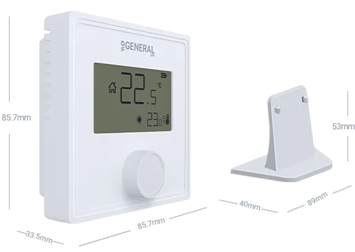 GAIA HT25 RF Kablosuz Oda Termostatı Teknik Özellikleri