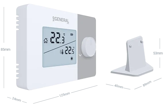 GAIA HT260S RF Kablosuz Oda Termostatı Teknik Özellikleri