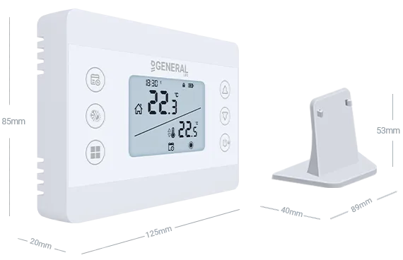 GAIA HT330S RF Kablosuz Oda Termostatı Teknik Özellikleri