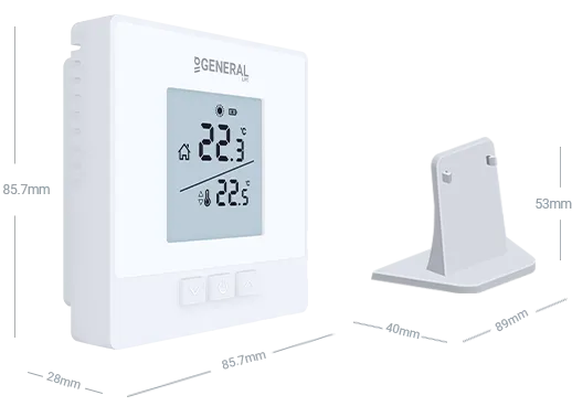 ILLONA HT15S RF Kablosuz Oda Termostatı Teknik Özellikleri