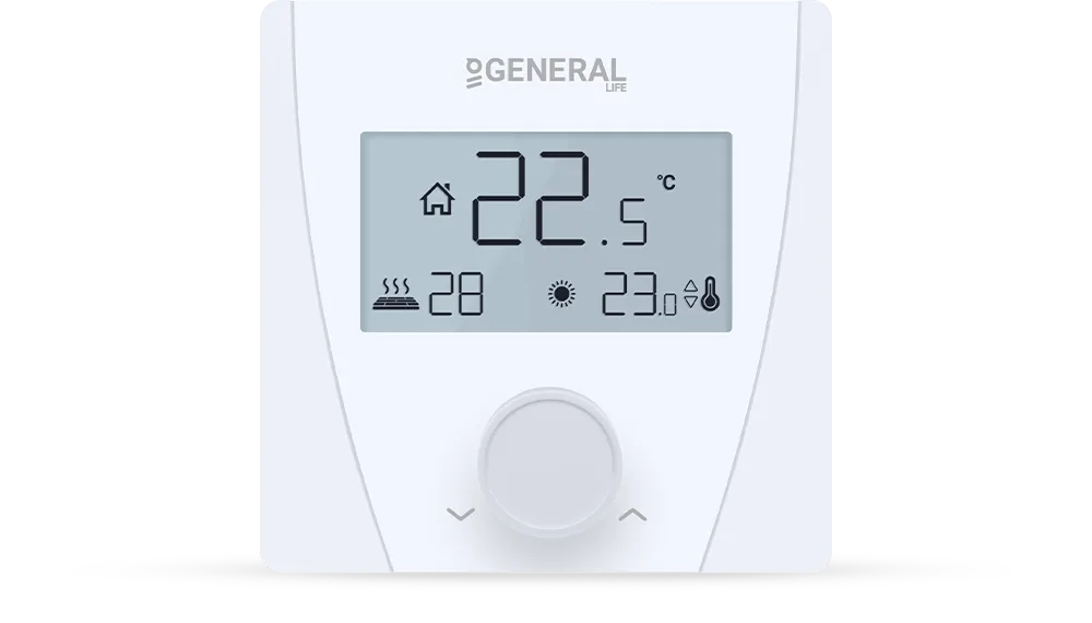 CERES FH25S Yerden Isıtma Termostatı - Beyaz