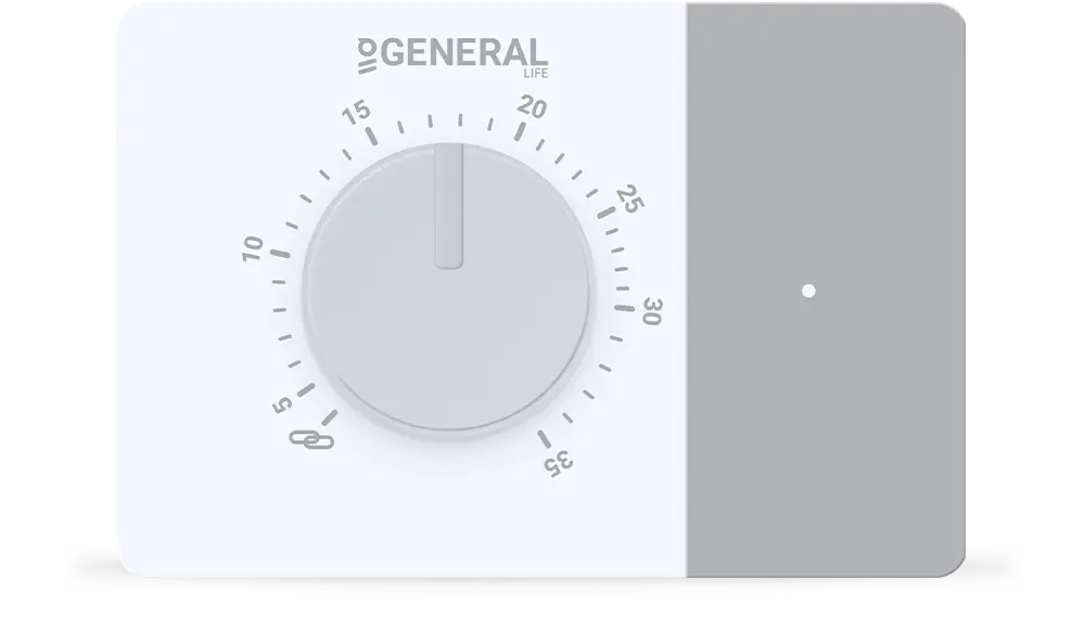 GAIA HT110S RF Kablosuz Oda Termostatı - Beyaz