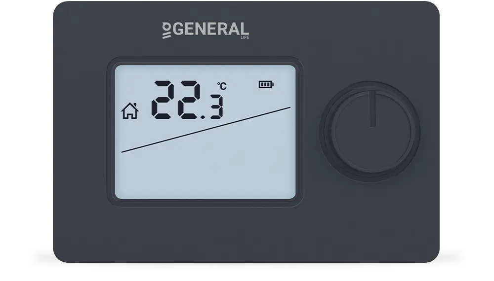 GAIA HT250 SMART Akıllı Oda Termostatı - Siyah