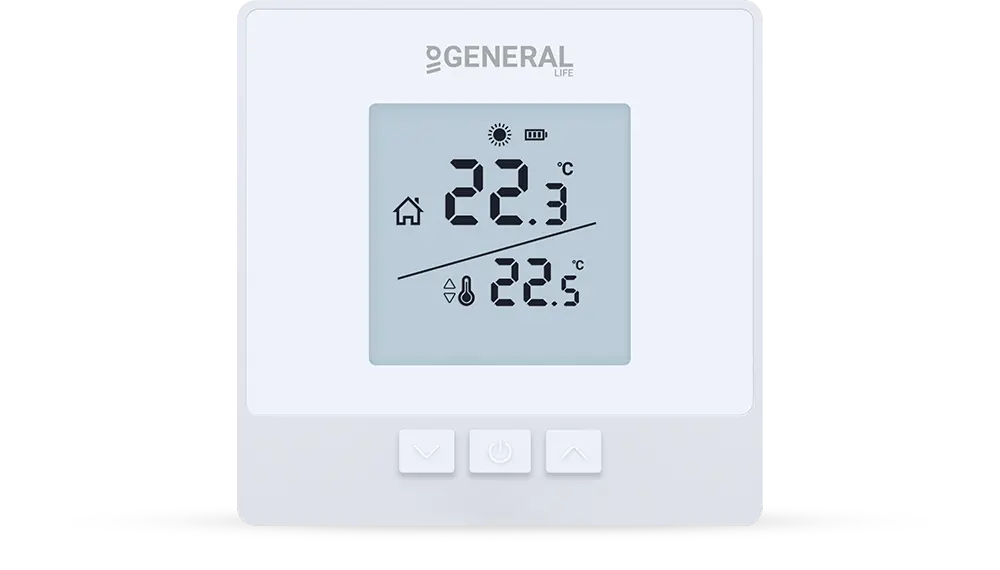 ILLONA HT15S RF Kablosuz Oda Termostatı- Beyaz