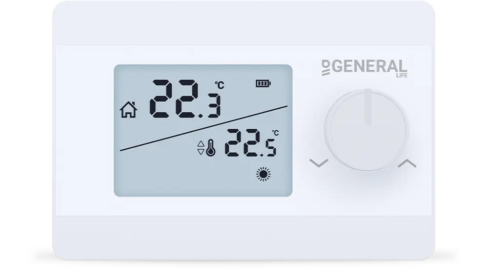 ILLONA HT250S RF Kablosuz Oda Termostatı - Beyaz