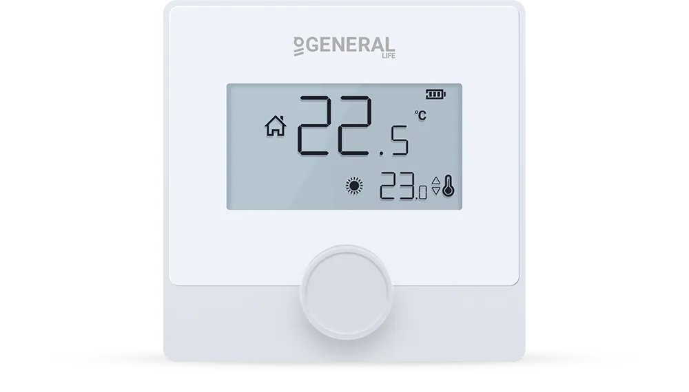 ILLONA HT25S RF Kablosuz Oda Termostatı - Beyaz