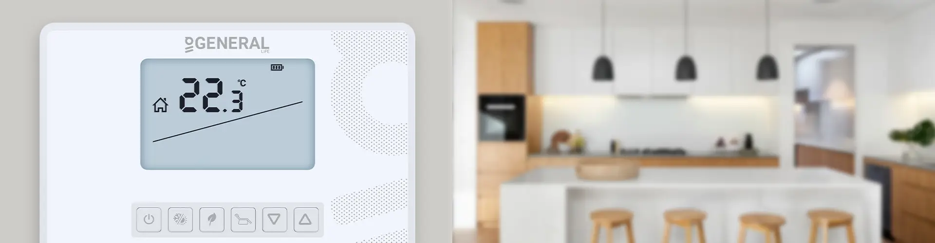 MITRA HT270S SMART Akıllı Oda Termostatı - Beyaz