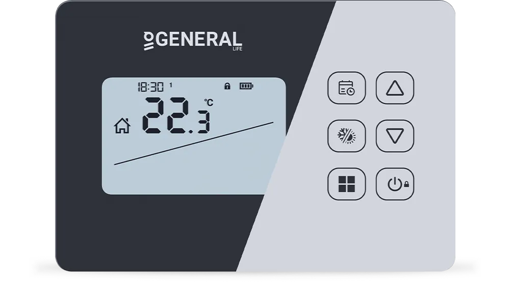 NORA HT330S SMART Akıllı Oda Termostatı - Siyah