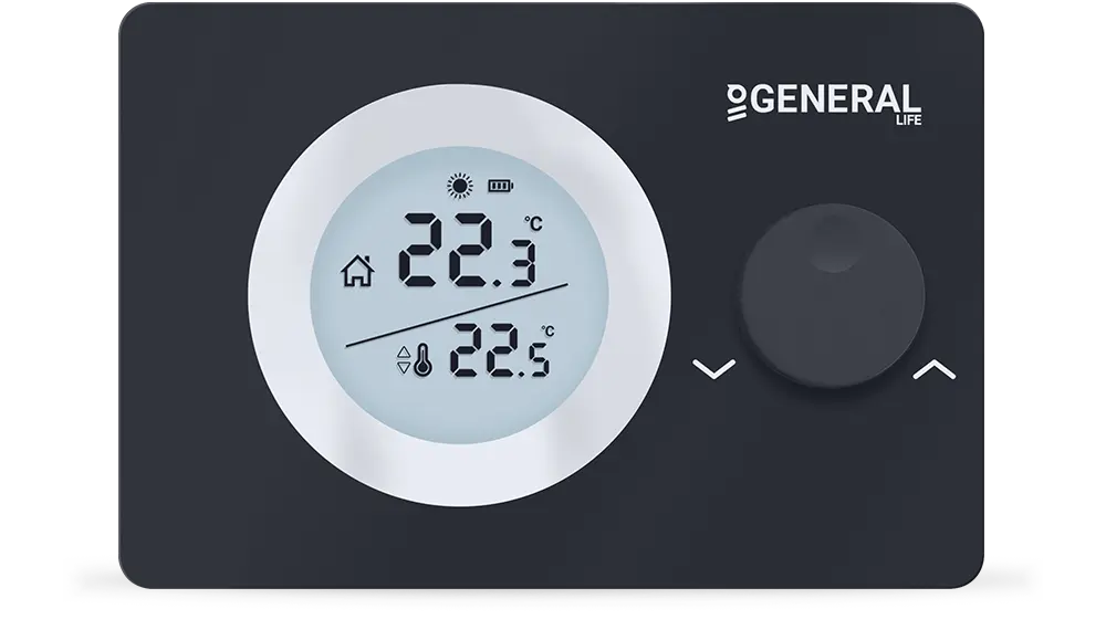 THERMA HT230S RF Kablosuz Oda Termostatı - Siyah