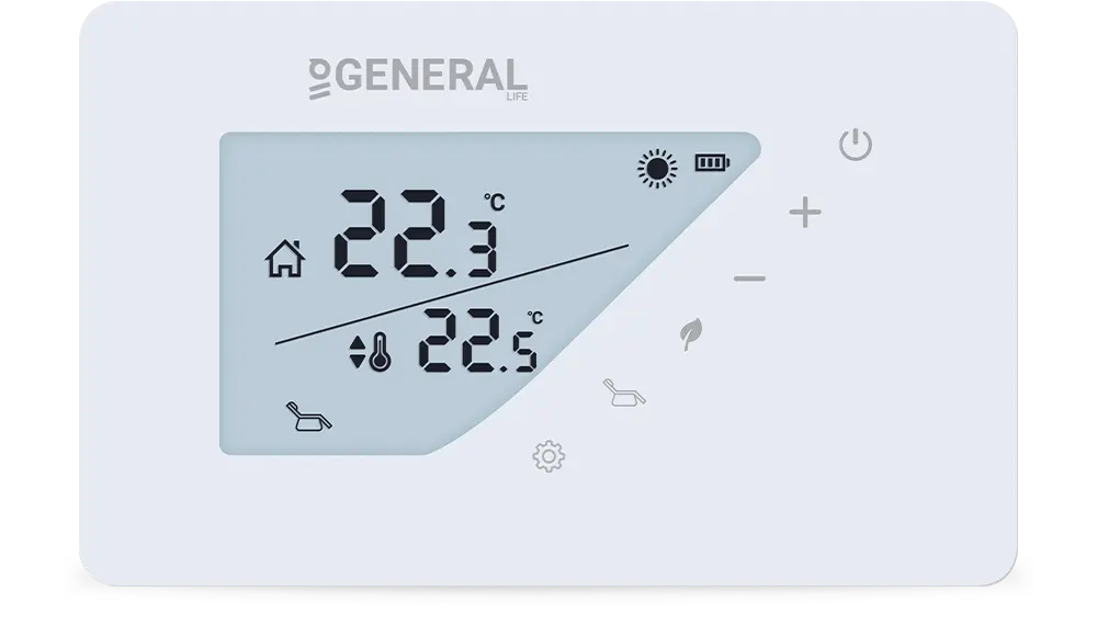 THERMA HT380S RF Kablosuz Oda Termostatı - Beyaz