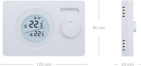 ARUNA HT220 Wired Room Thermostat Technical Data