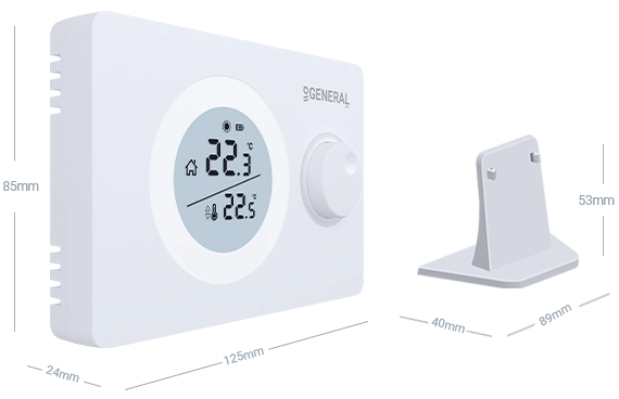 ARUNA HT220S RF Wireless Room Thermostat