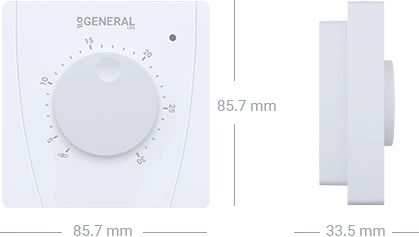 CERES HT10 Wired Room Thermostat Technical Data