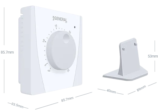 CERES HT10S RF Wireless Room Thermostat Technical Data