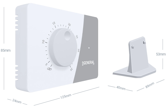 CERES HT110S RF Wireless Room Thermostat Technical Data