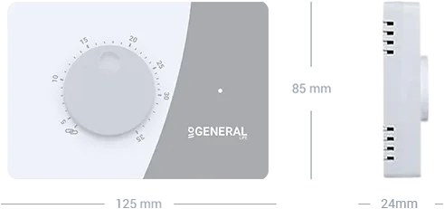 CERES HT110S Wired Room Thermostat Technical Data