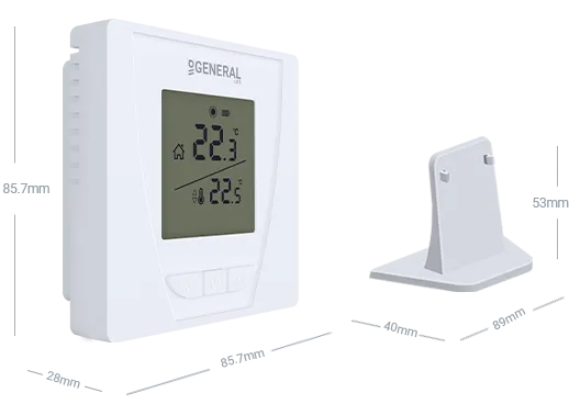 CERES HT15 RF Wireless Room Thermostat Technical Data