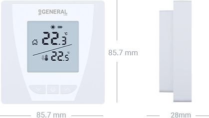 CERES HT15S Wired Room Thermostat Technical Data