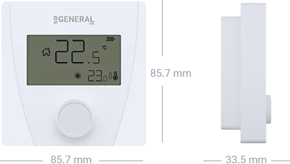 CERES HT25 Wired Room Thermostat Technical Data