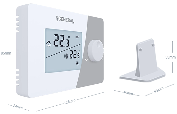 CERES HT260S RF Wireless Room Thermostat Technical Data