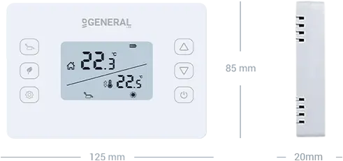 CERES HT280S Wired Room Thermostat - Technical Data