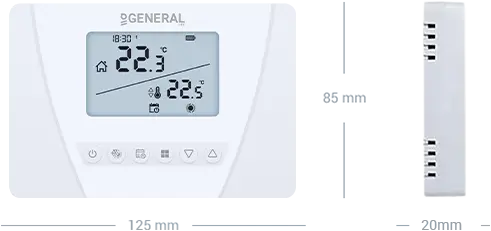 CERES HT300S Wired Room Thermostat Technical Data