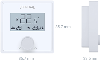 GAIA FH25S Underfloor Heating Thermostat Technical Data