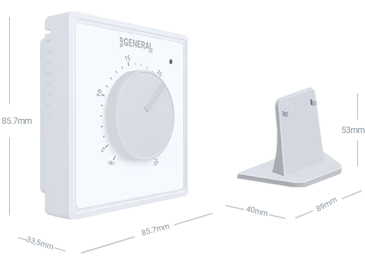 GAIA HT10S RF Wireless Room Thermostat Technical Data