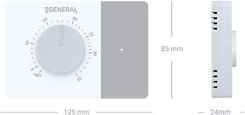 GAIA HT110S Wired Room Thermostat Technical Data