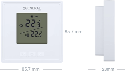 GAIA HT15 Wired Room Thermostat Technical Data