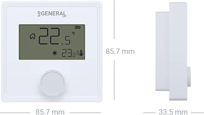 GAIA HT25 Wired Room Thermostat Technical Data