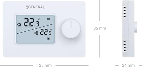 GAIA HT250 Wired Room Thermostat Technical Data