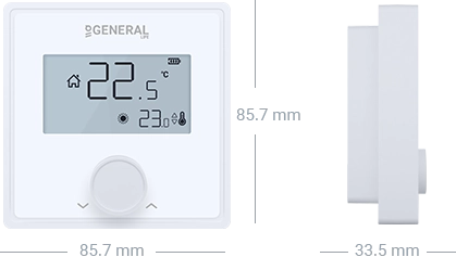 GAIA HT25S Wired Room Thermostat Technical Data