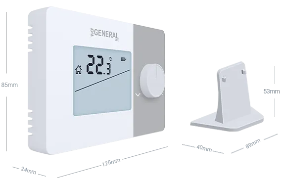 GAIA HT260S Smart Room Thermostat Technical Data