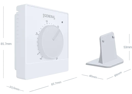 ILLONA HT10 RF Wireless Room Thermostat Technical Data