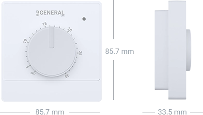 ILLONA HT10 Wired Room Thermostat Technical Data